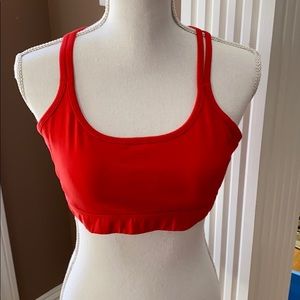 Zella padded bright red sports bra size large